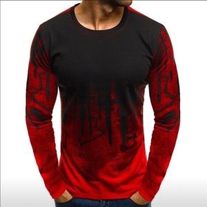 T shirts men long sleeved
